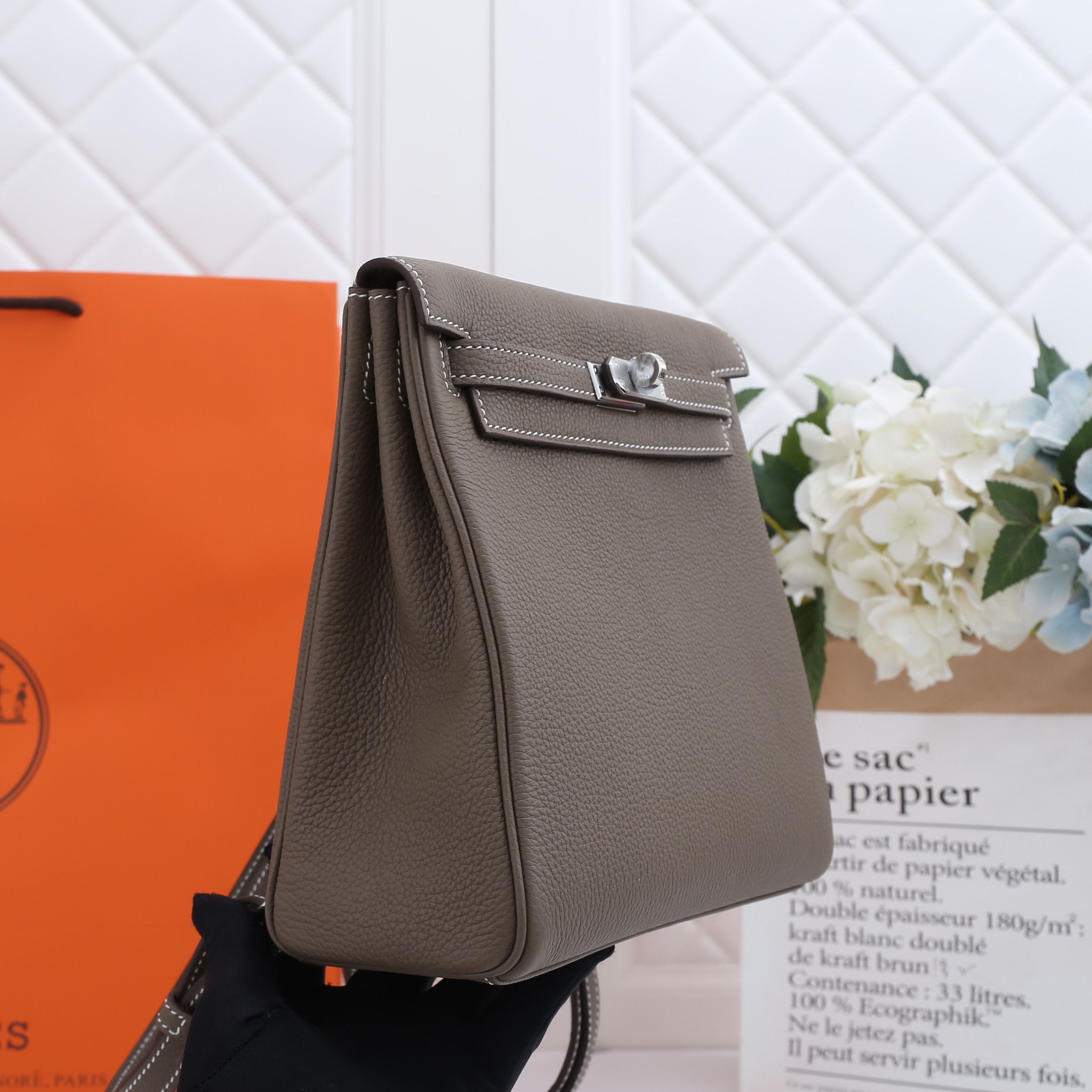 Kelly Ado Backpack Elephant Gray 22cm