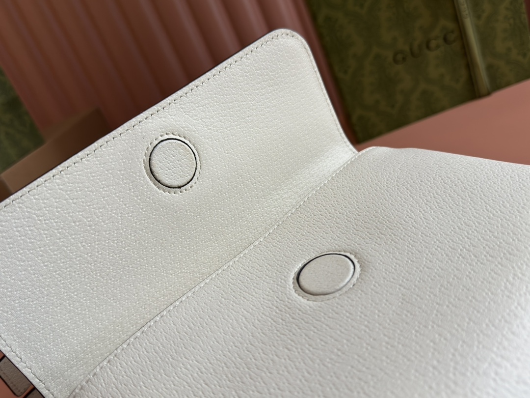G Logo Mini Bag White