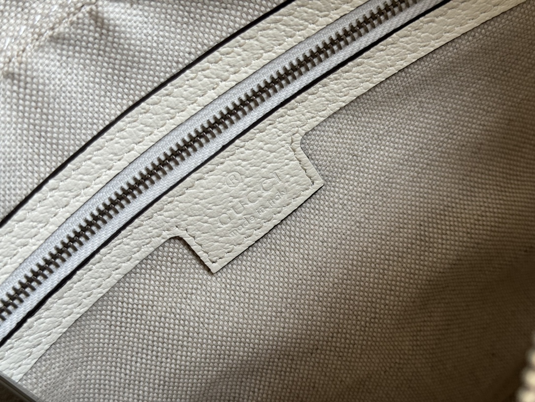 G Logo Mini Bag White