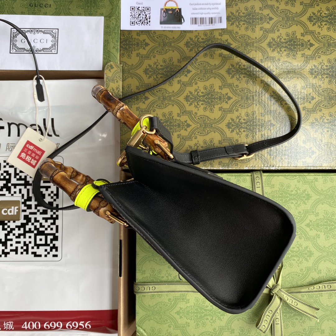 Double G Bamboo Bag Black
