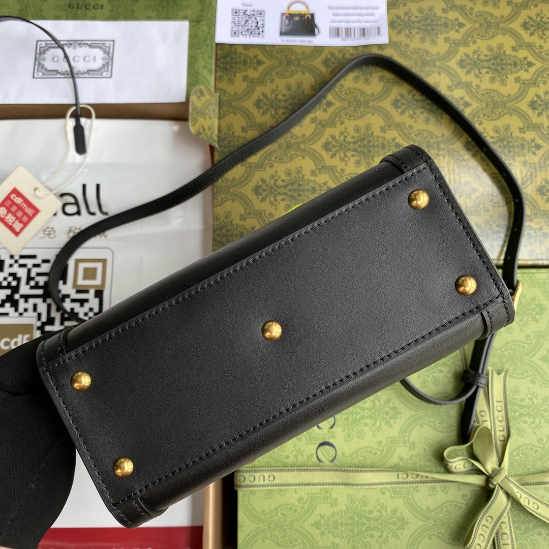 Double G Bamboo Bag Black
