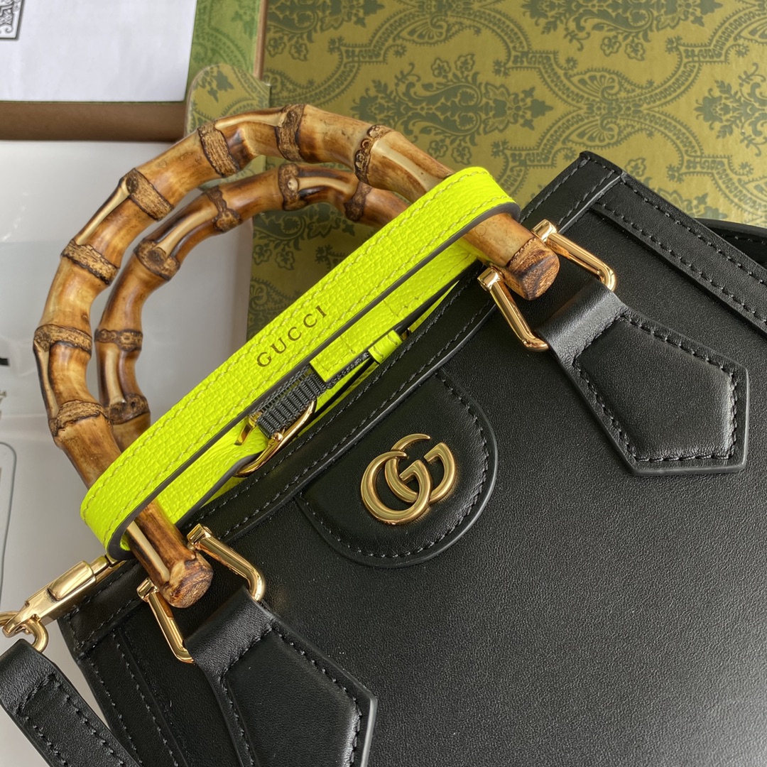 Double G Bamboo Bag Black
