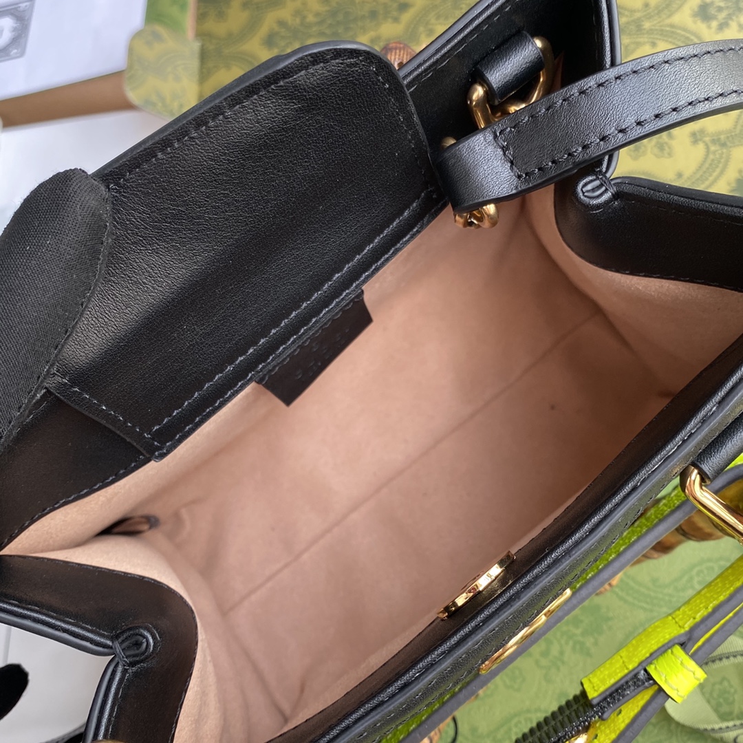 Double G Bamboo Bag Black