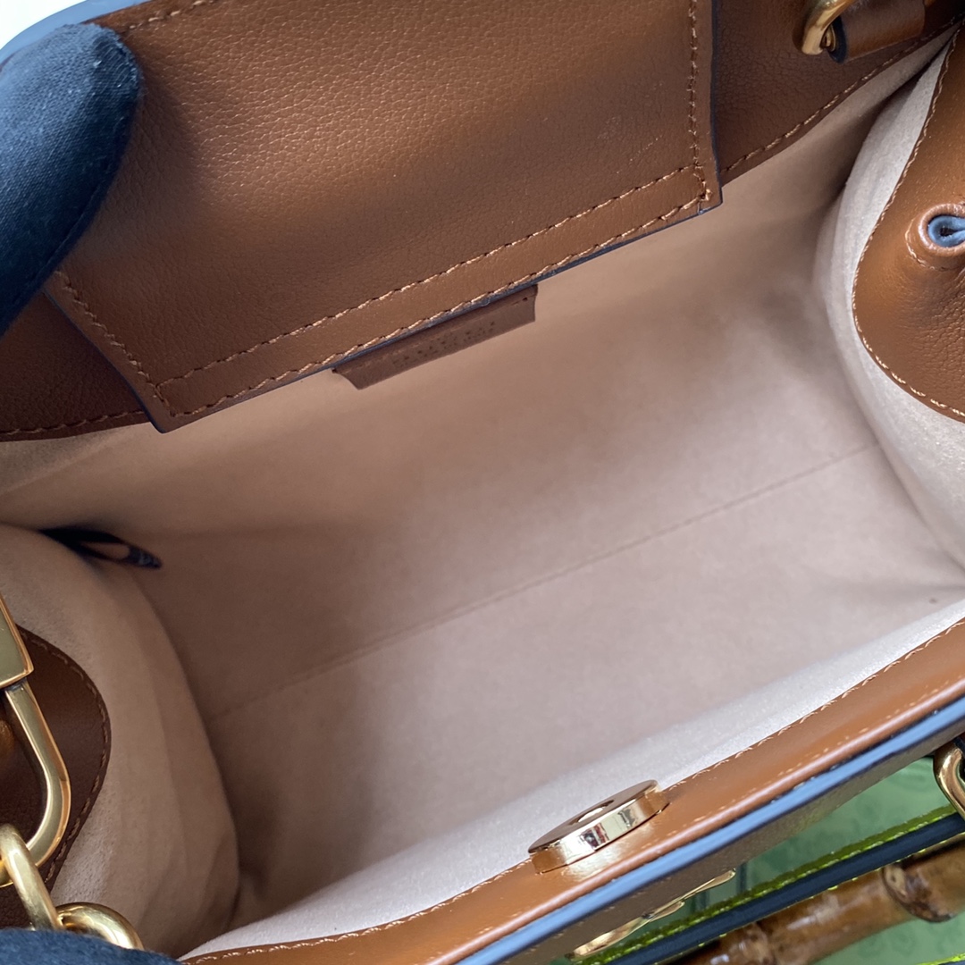 Double G Bamboo Bag Brown