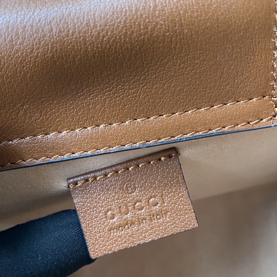 Double G Bamboo Bag Brown