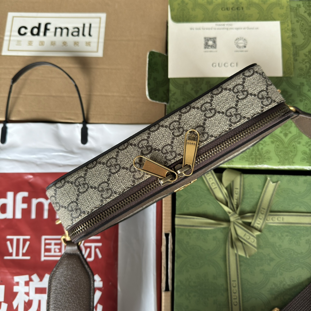 Ophidia Mini GG Bag Brown