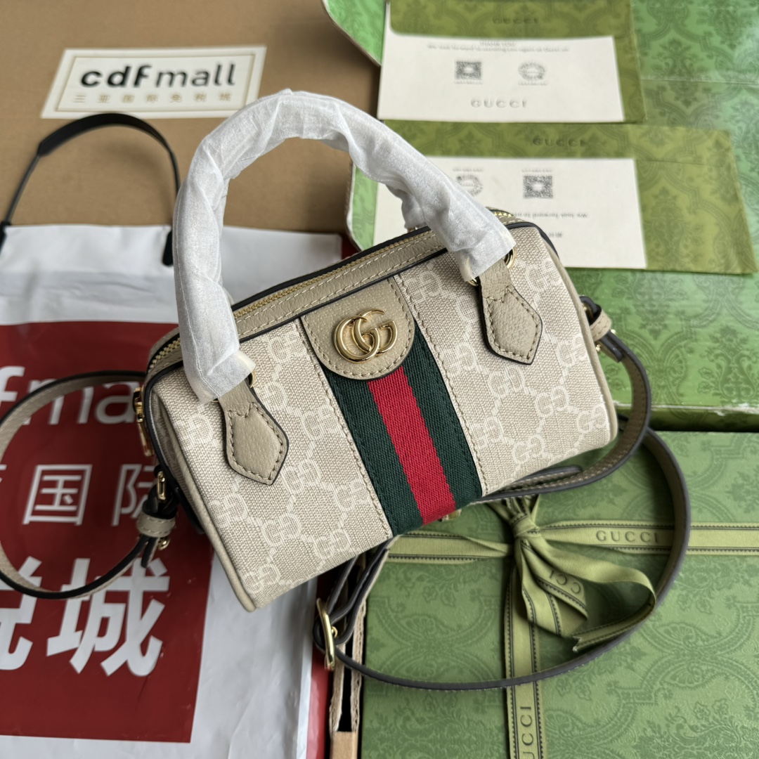 Ophidia Mini GG Bag White