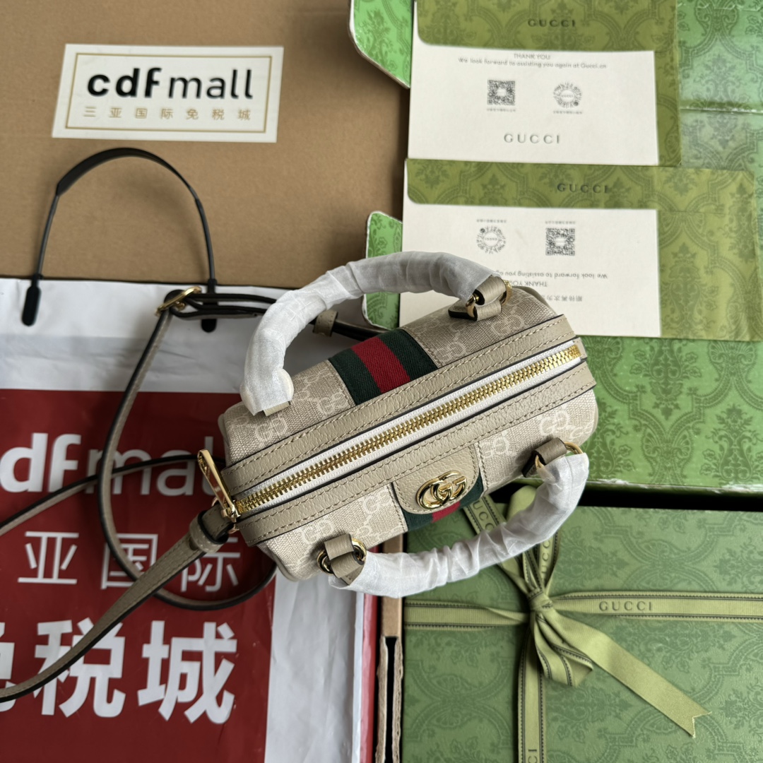 Ophidia Mini GG Bag White