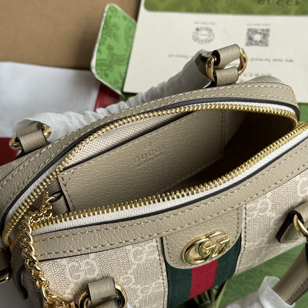 Ophidia Mini GG Bag White