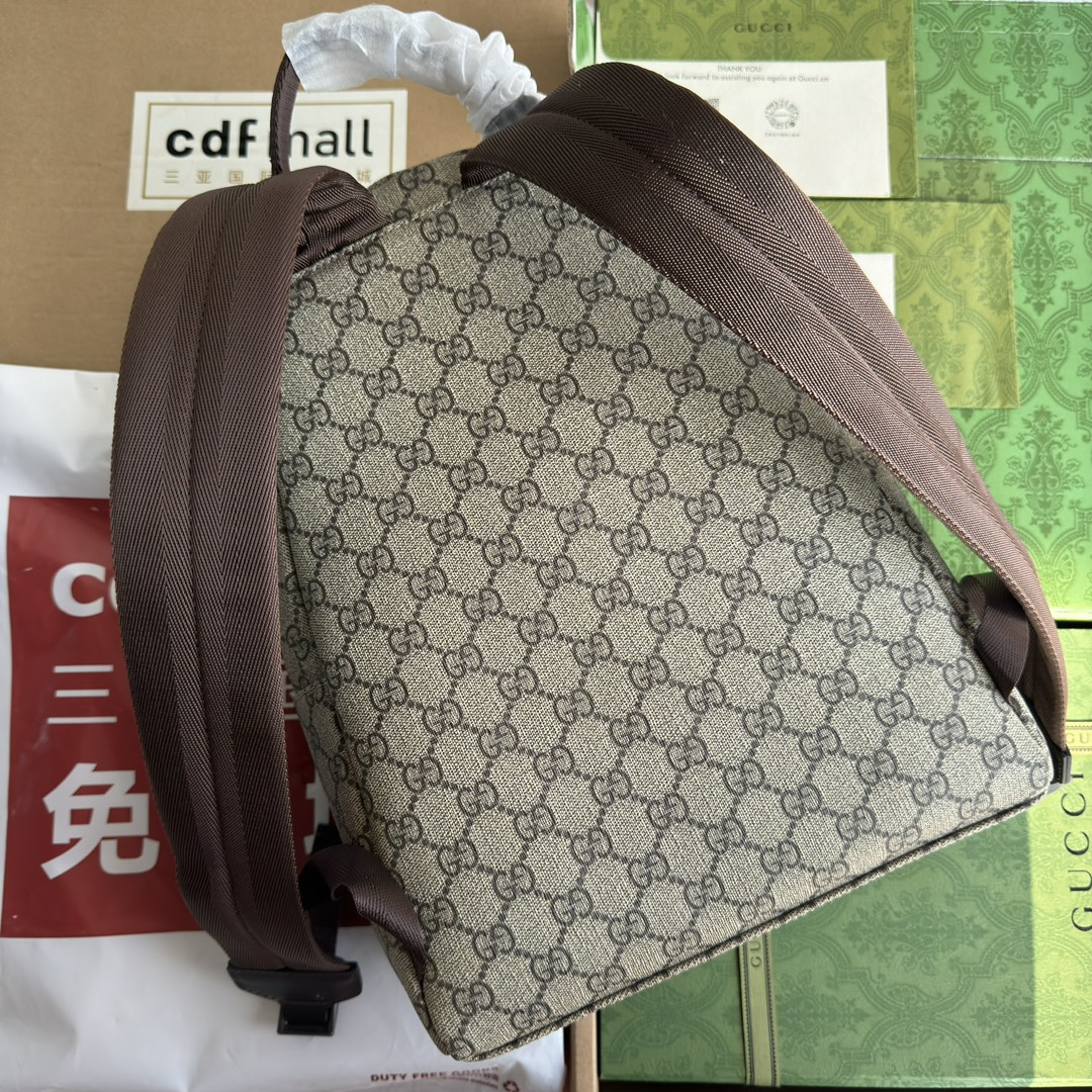 GG Supreme Backpack Beige