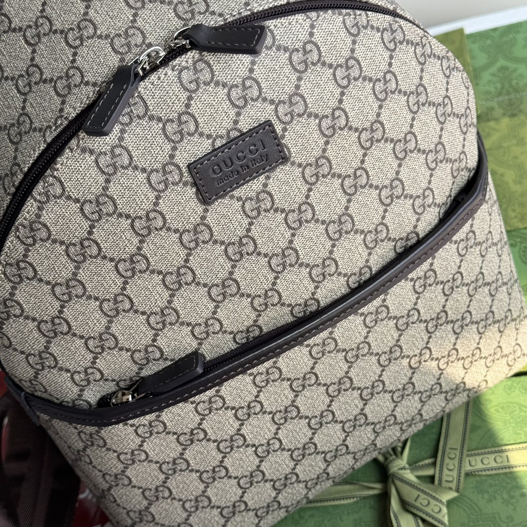 GG Supreme Backpack Beige