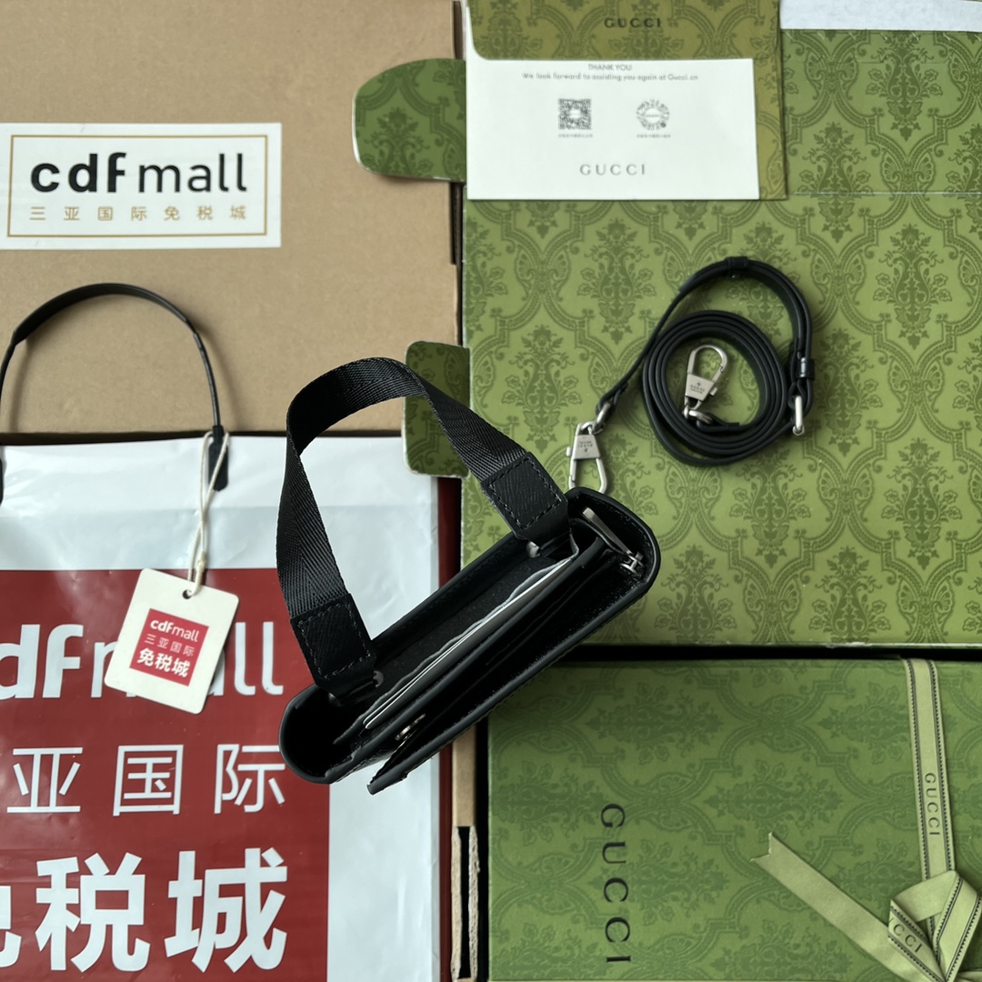 GG Supreme Canvas Bag Black