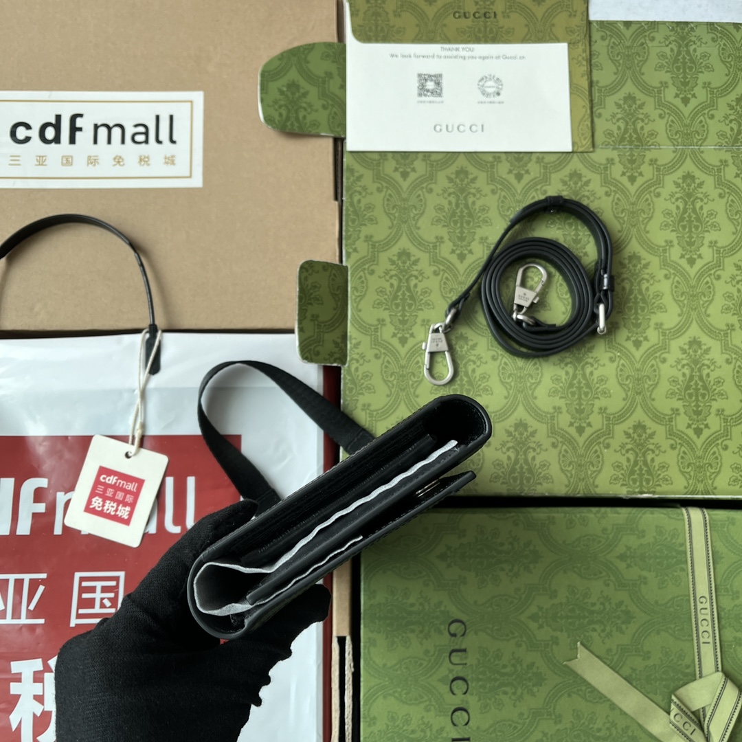 GG Supreme Canvas Bag Black