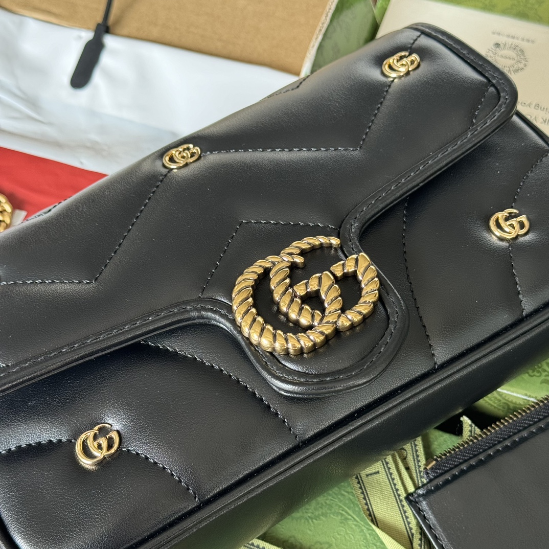 GG Marmon Handbag Black
