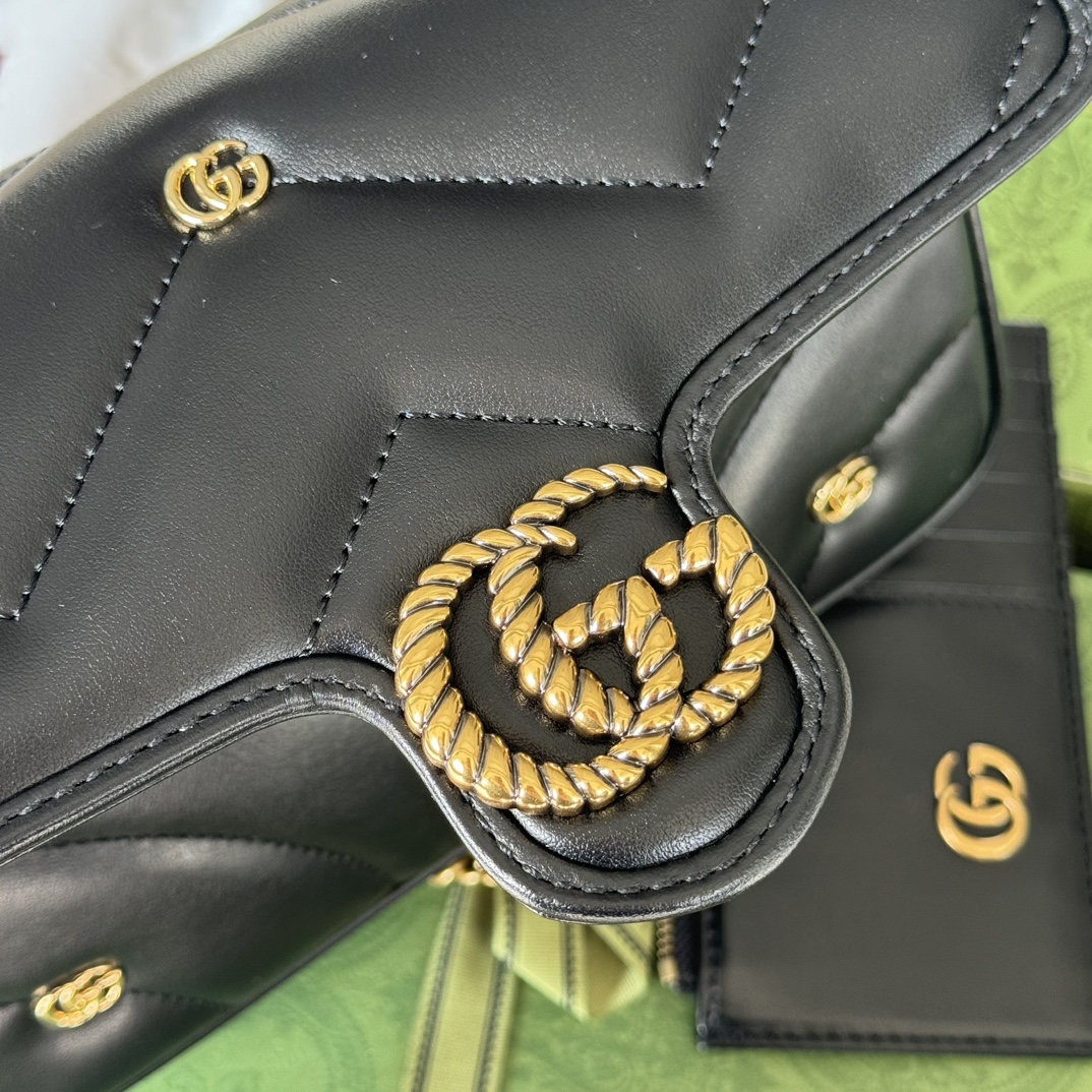 GG Marmon Handbag Black