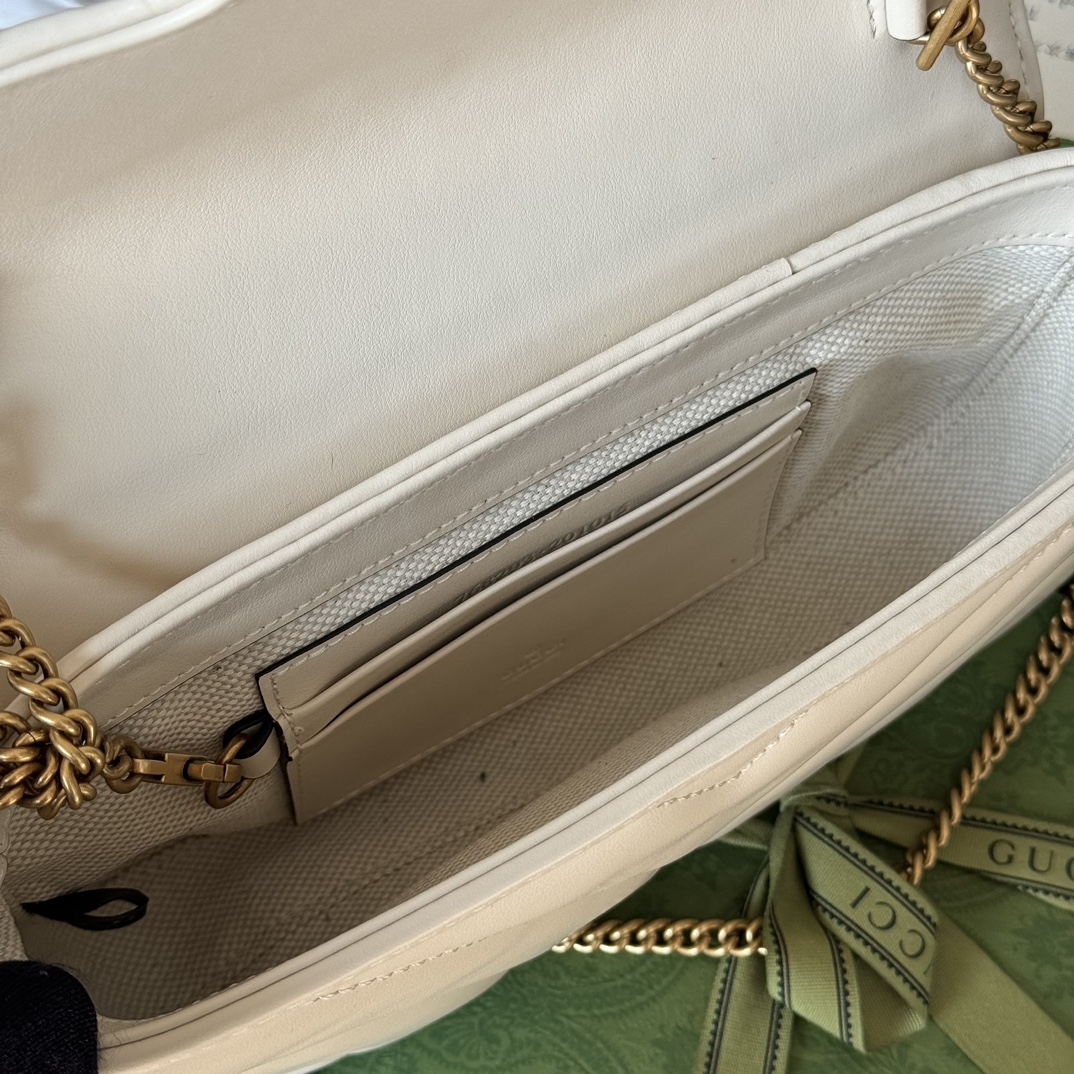 GG Marmon Handbag White