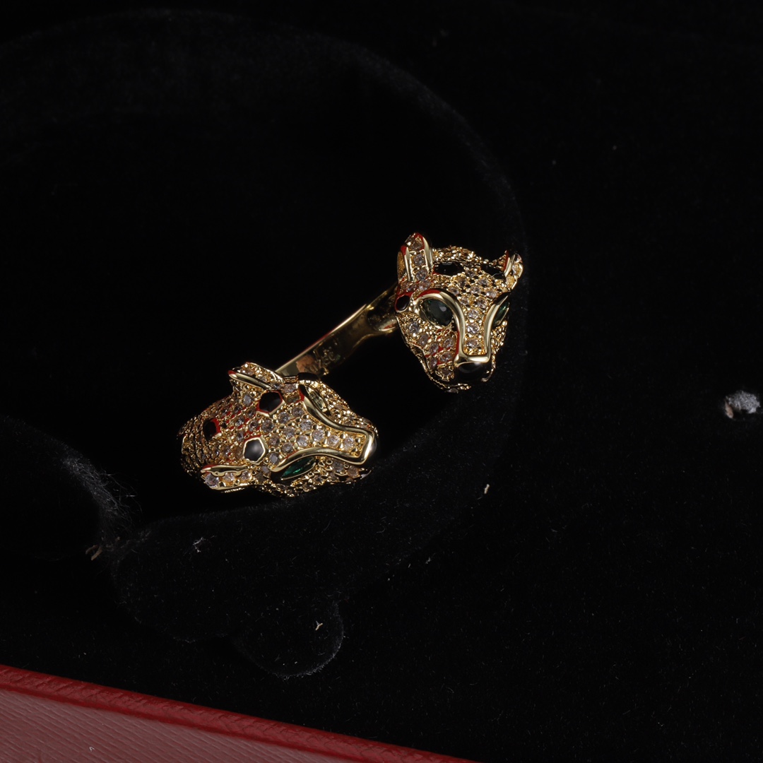Double Panther Ring