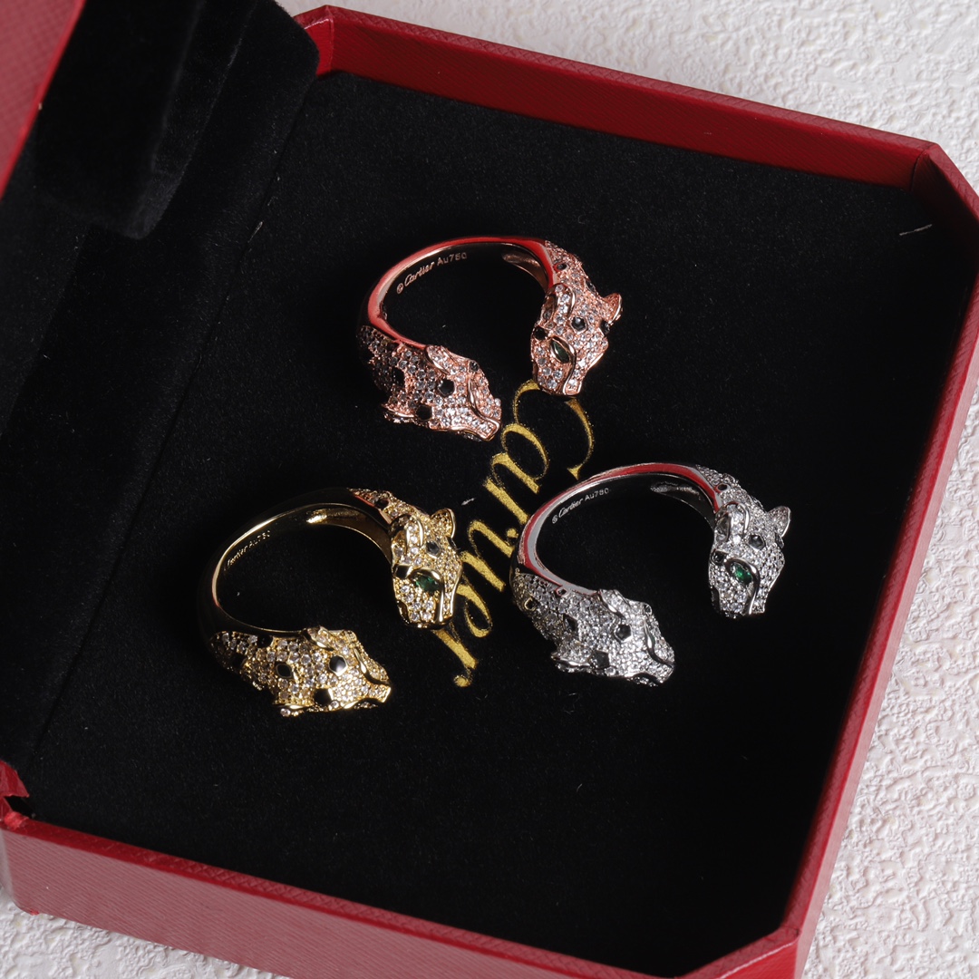 Double Panther Ring