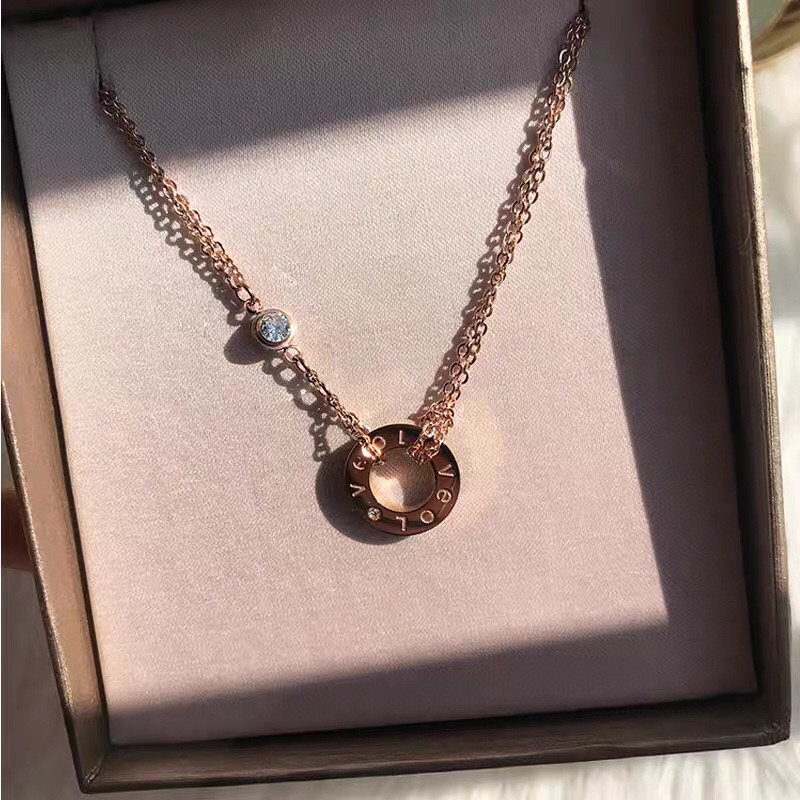 Round Ring Neckalce without Diamonds
