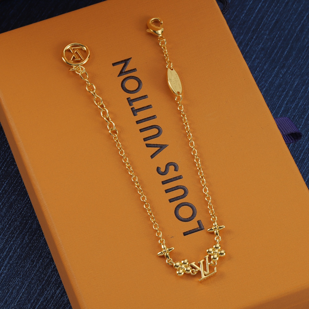 Alphabet Flower Bracelet