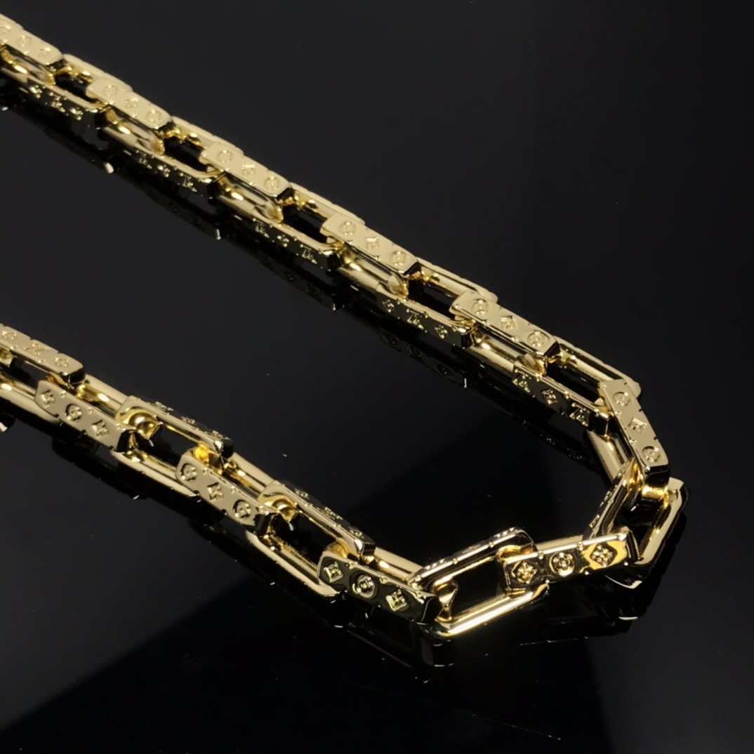 Gold Bamboo Necklace