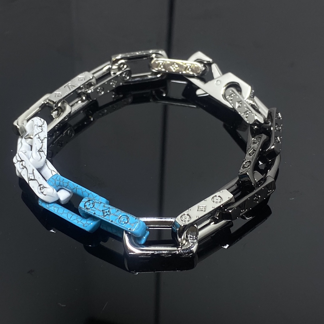Gradient Bamboo Bracelet Blue