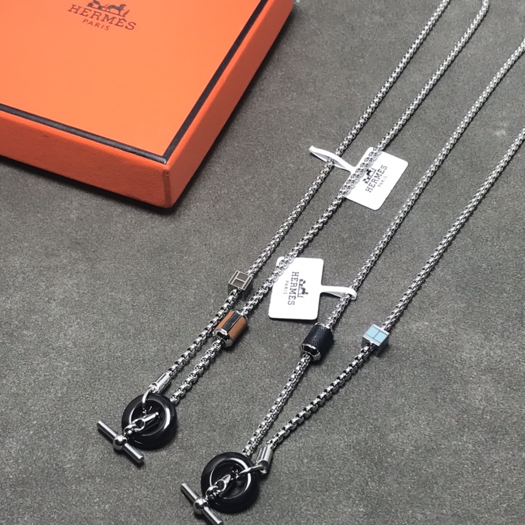 Pig Nose Long Chain Necklace