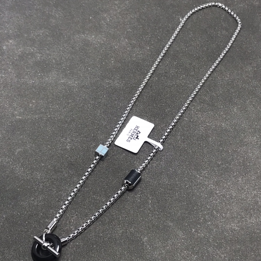 Pig Nose Long Chain Necklace