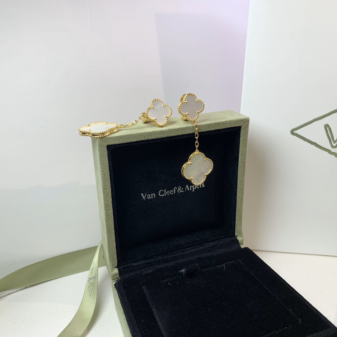 Alhambra 2 Motif Mother-of-Pearl Earrings
