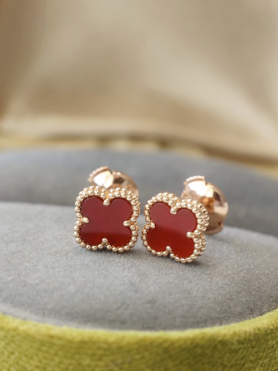 Sweet Alhambra Carnelian Studs