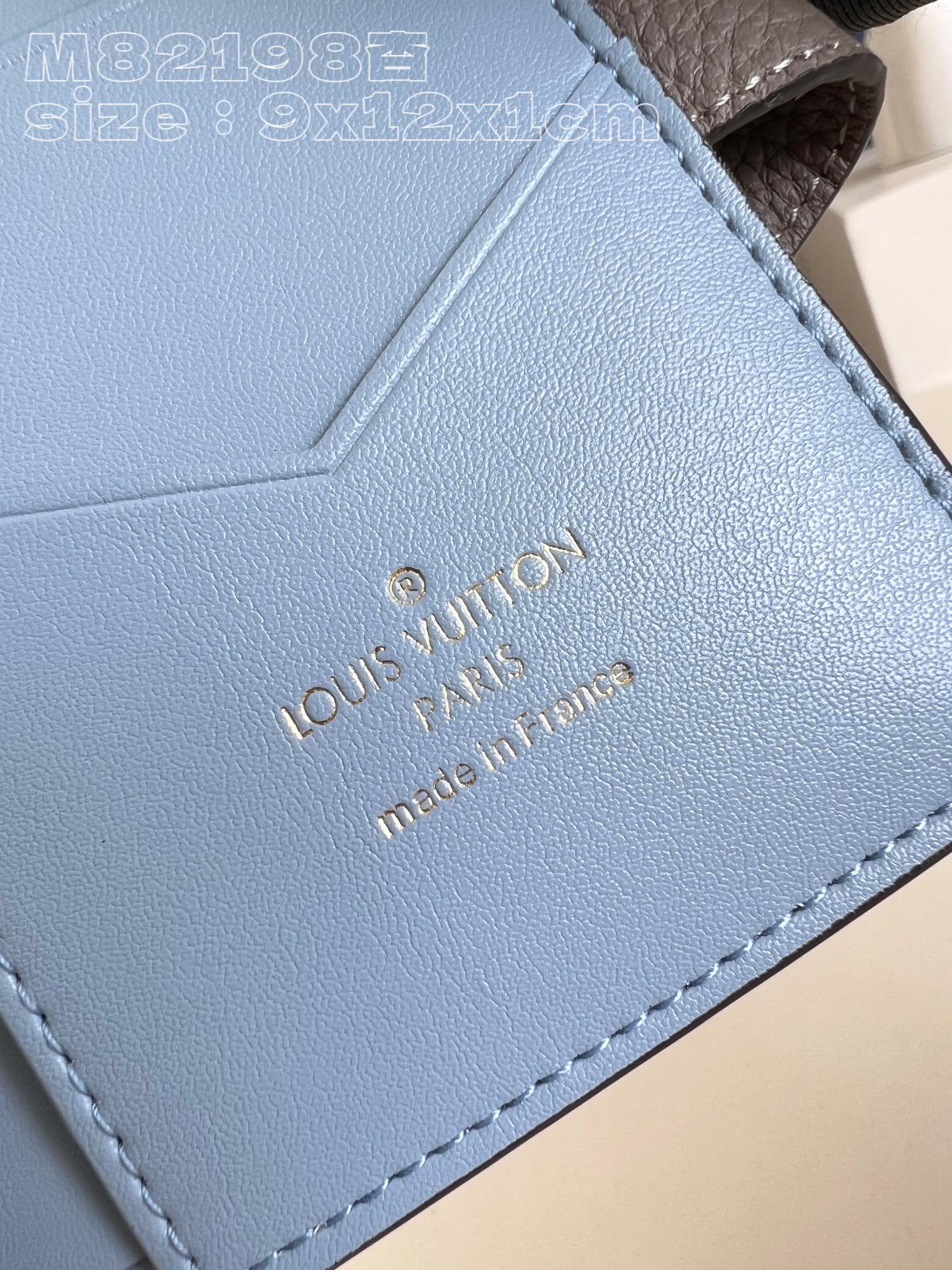 Louis Vuitton M82198 Apricot LV small straight bag in grained Taurillon leather