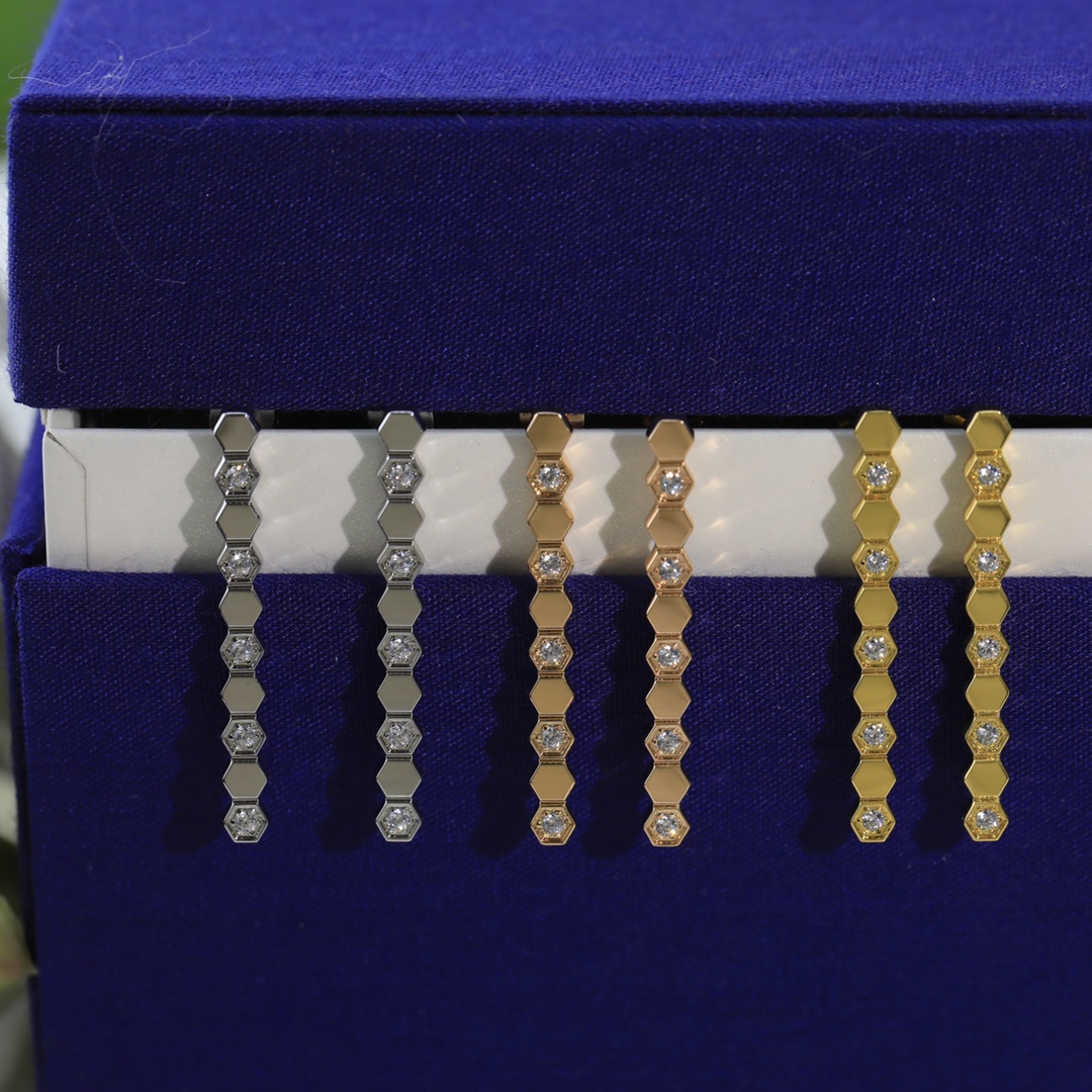 Bee Studs with Diamonds