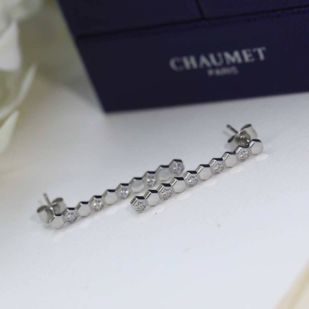 Bee Studs with Diamonds