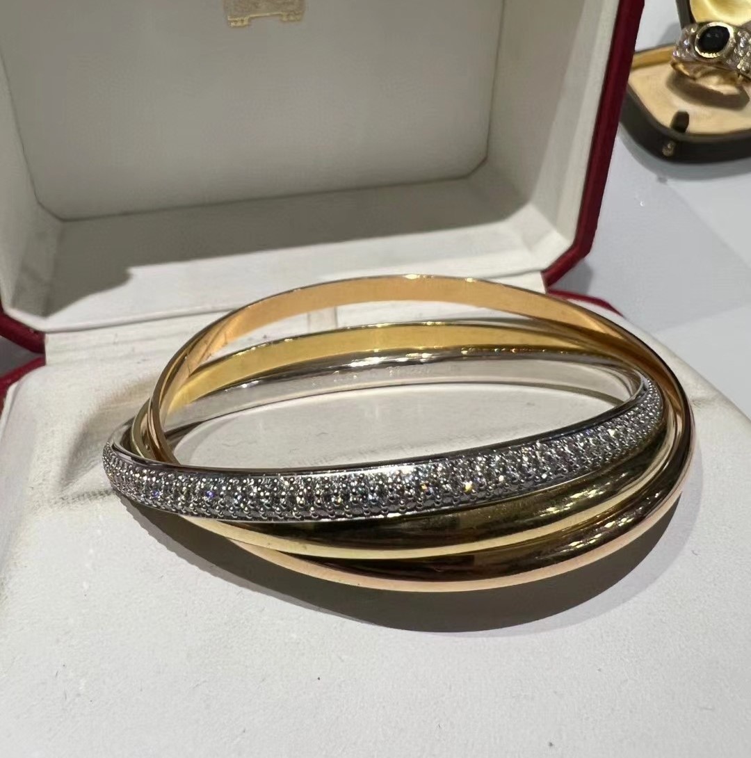 Trinity Bracelet with Diamonds