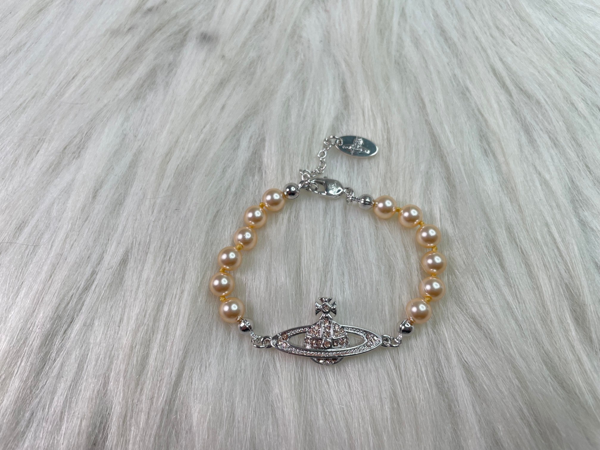 Saturn Pearl Bracelet