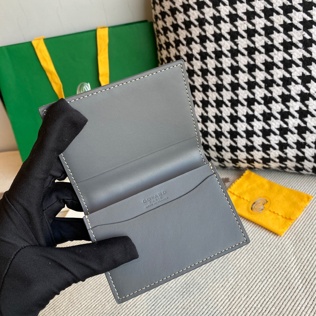 Grey goyard Malesherbes Card Wallet ideal for business as it was designed to hold business cards in