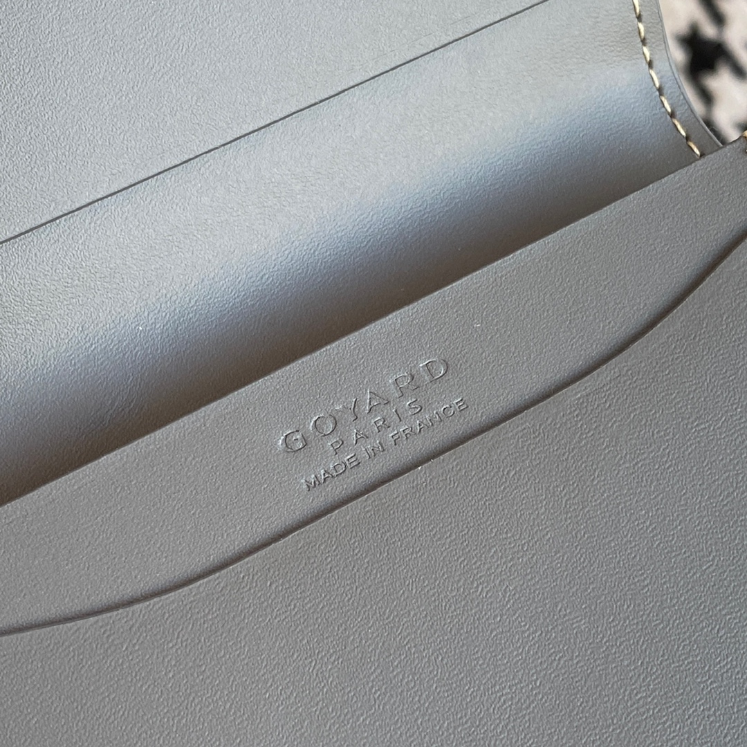 Grey goyard Malesherbes Card Wallet ideal for business as it was designed to hold business cards in