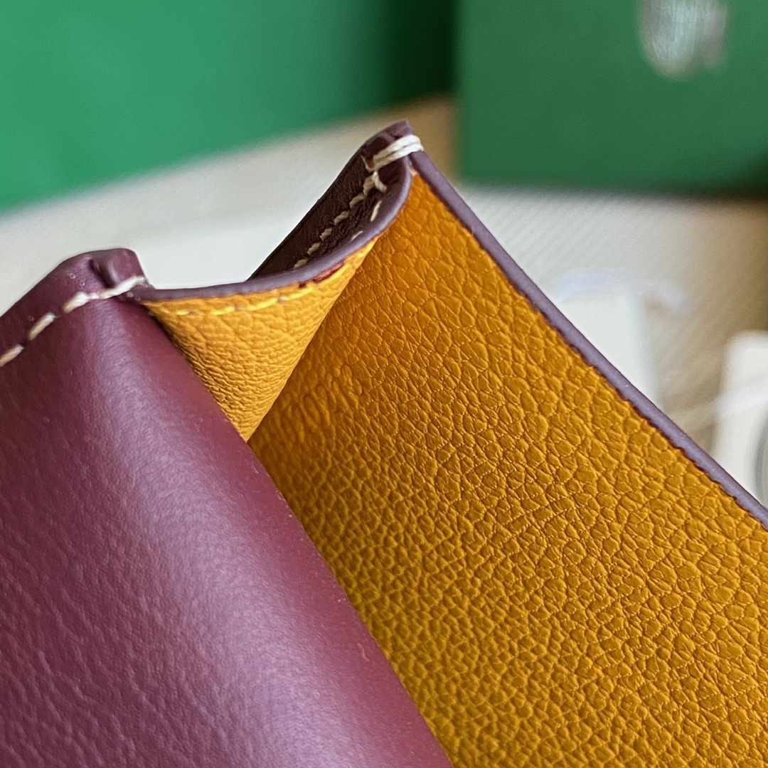 Burgundy goyard Malesherbes Card Wallet ideal for business as it was designed to hold business cards