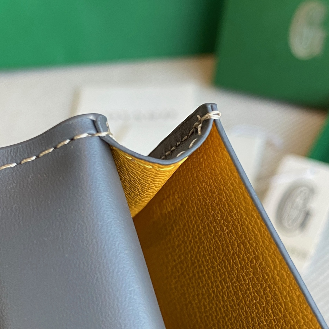 Grey goyard Malesherbes Card Wallet ideal for business as it was designed to hold business cards in