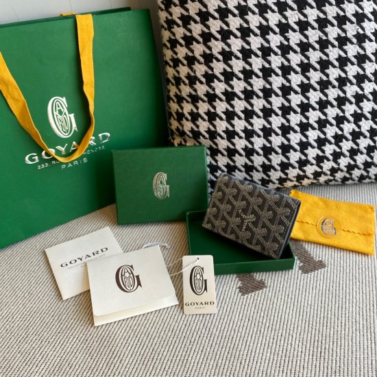 Grey goyard Malesherbes Card Wallet ideal for business as it was designed to hold business cards in