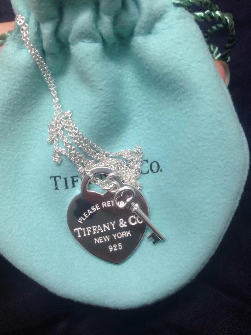 Heart with Key Pendant Necklace