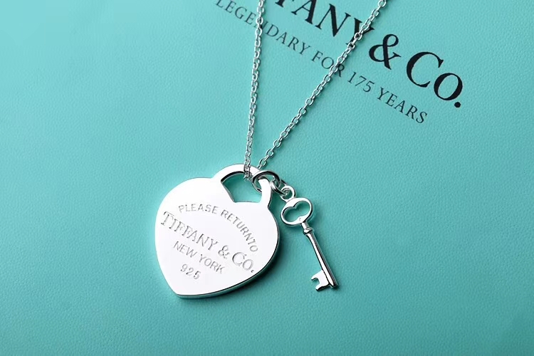 Heart with Key Pendant Necklace