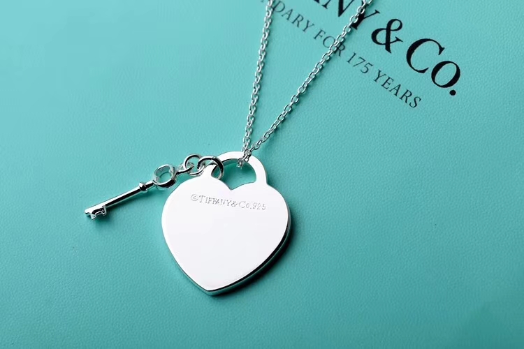 Heart with Key Pendant Necklace
