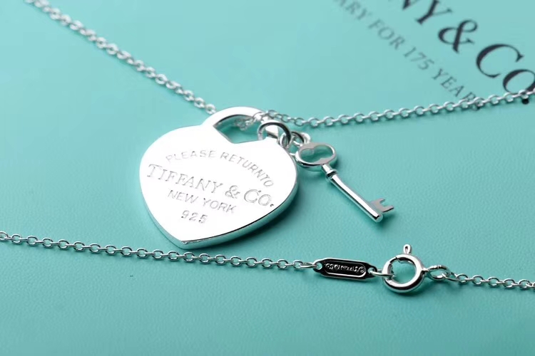 Heart with Key Pendant Necklace