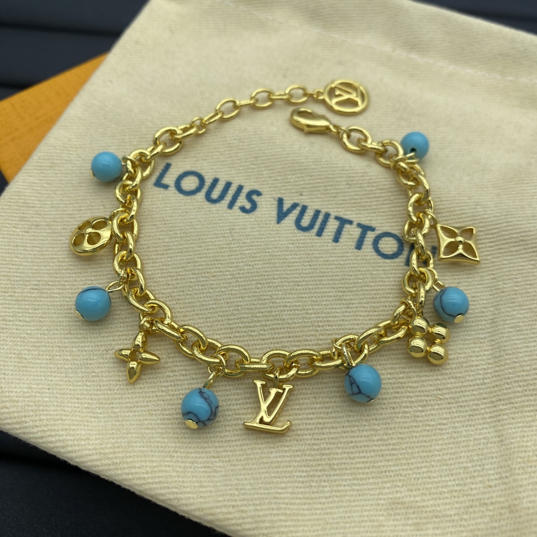 Natural Stone Flower Bracelet