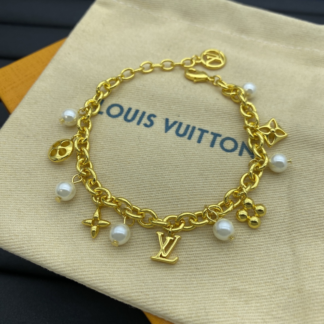 Natural Stone Flower Bracelet