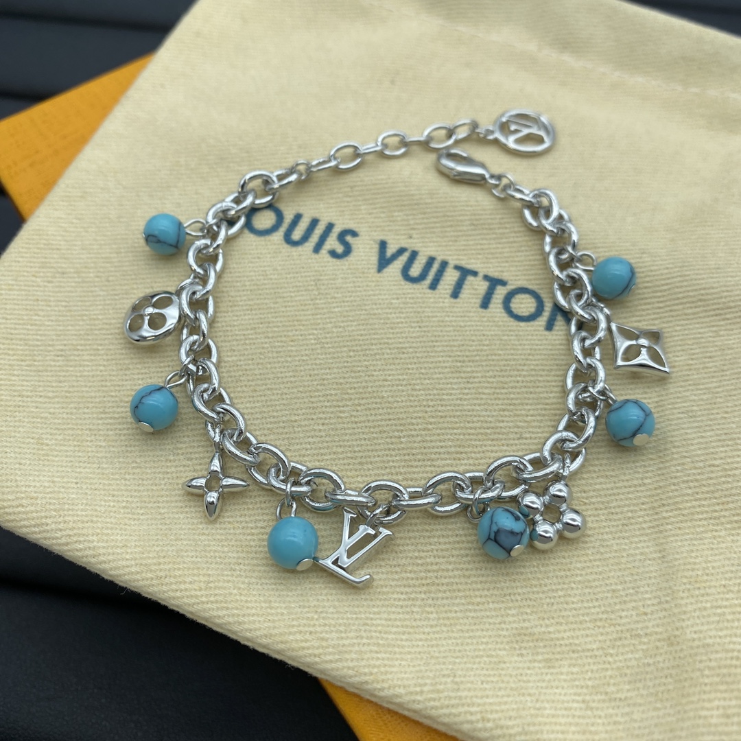 Natural Stone Flower Bracelet