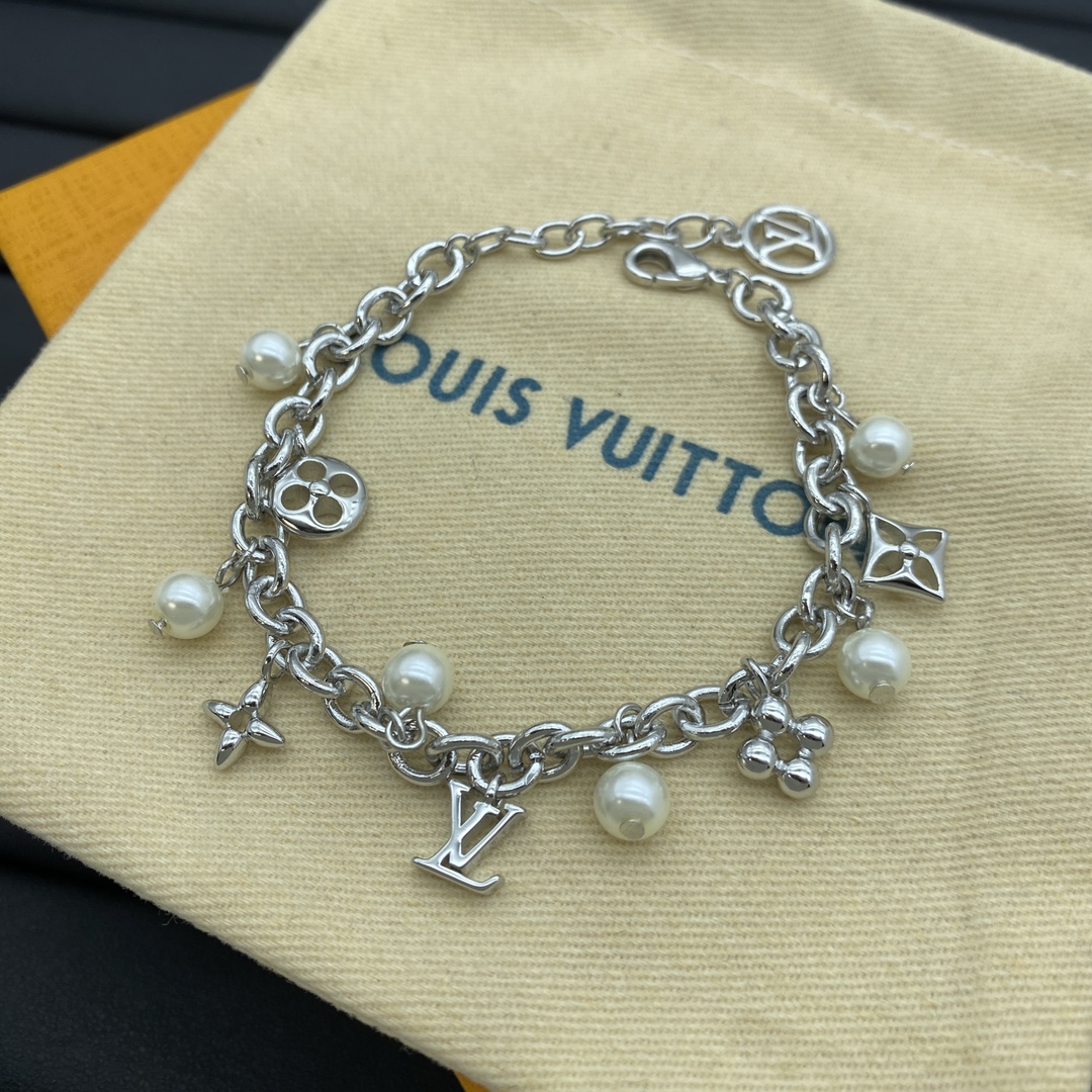 Natural Stone Flower Bracelet