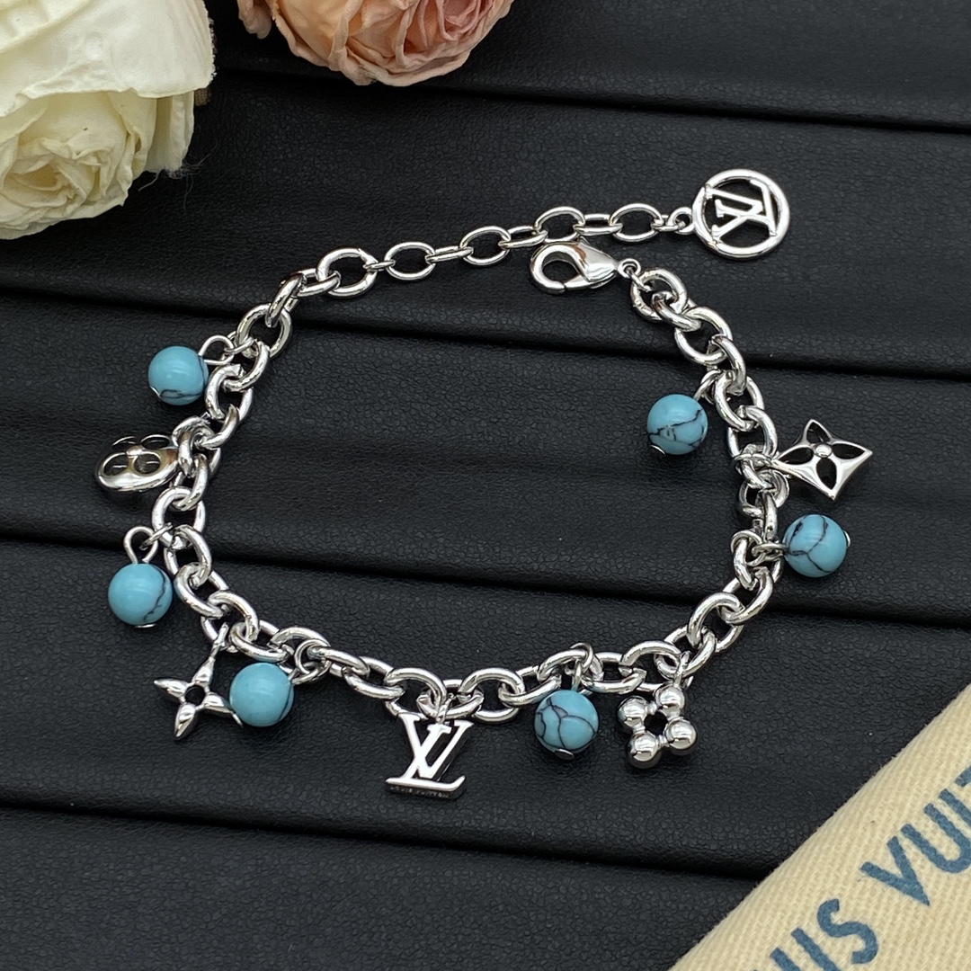 Natural Stone Flower Bracelet