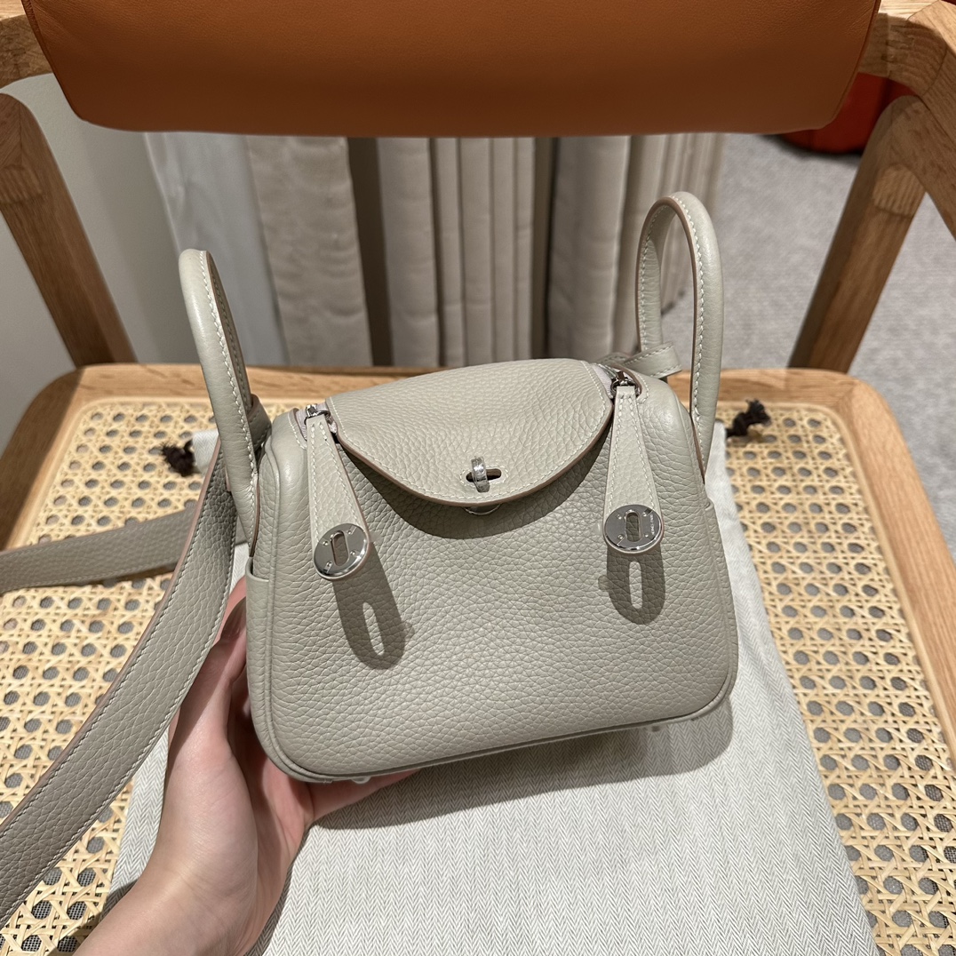 Lindy Bag 80 Gris Perle